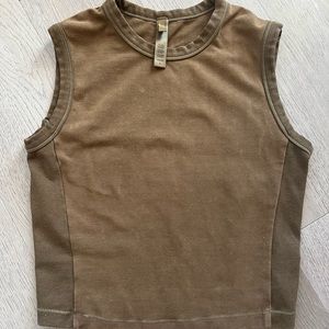 [SOLD💔]SKIMS outdoor basics tank SEPIA